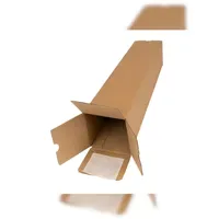 TransPak Wellpapp-Faltkarton 1-wellig, 105 x 105 x 610 mm,
