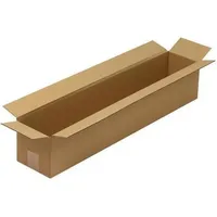 TransPak Wellpapp-Faltkarton 1-wellig, 800x150x150mm,B1,Qual.1.30B, braun, braun