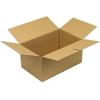 TransPak Wellpapp-Faltkarton 1-wellig, 285 x) 185 x 140 mm,
