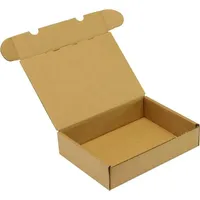 TransPak Klappschachtel 1-wellig, 235x175x55mm C5 Qualität 1.4b braun, braun