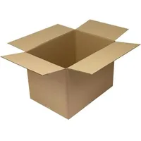 TransPak Wellpapp-Faltkarton 2-wellig, 700x500x500mm Qualität 2.30bc braun braun