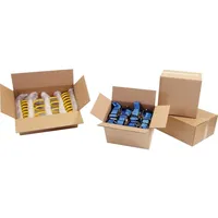 TransPak Wellpapp-Faltkarton 2-wellig, Maße 610x430x250mm A2 Qualität 2.3bc braun,