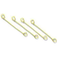 TransPak Blitzbinder Länge 120mm Draht gelb