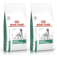 Royal Canin Veterinary Satiety Weight Management Hundefutter 2 x