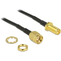 DeLock Antennenkabel - RP-SMA (W) zu RP-SMA (M)