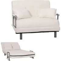 Mendler Schlafsessel HWC-K29, Klappsessel Schlafsofa Gästebett, Liegefläche 190x100cm, Stoff