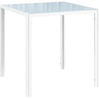 Homcom Esszimmertisch 75 x 75 cm, Quadratischer Küchentisch für