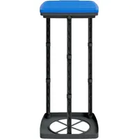 VidaXL Müllsackständer 2 Stk. Schwarz und Blau 60 L