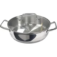 Berndes Servierpfanne B.BRILLIANT 28 cm 3,8 Liter mit Glasdeckel