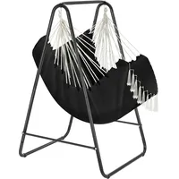 Tectake Hängesessel Alison, Boho-Style, Belastbarkeit 160kg