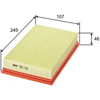 Valeo Luftfilter OPEL,SUZUKI,VAUXHALL 585132 99000990YJ002,91132041,9195316 Motorluftfilter,Filter für Luft 4702969,1378083000,1378083E00000