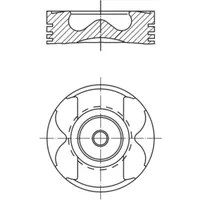 Mahle Kolben MAHLE 001 PI 00177 002 für Mercedes-Benz