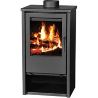 CONFORTO Kaminofen Conforto Regina Stahl, schwarz, 8,1 kW