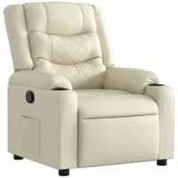 VidaXL Relaxsessel 149,5 x 79 x 0 cm Creme