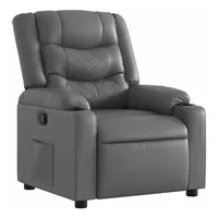 VidaXL Relaxsessel Grau Kunstleder