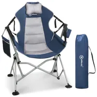 HOMECALL Campingstuhl Faltbar Dunkelblau