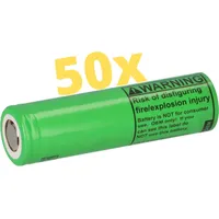 LG Chem 50x LG INR18650-MJ1 3,7V 3500mAh 10A unprotected
