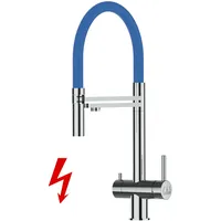 VIZIO NIEDERDRUCK 3 Wege Wasserhahn Einhebelmischer Blau