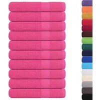 VidaXL Gästetücher 2 Stk. 360 G/M2 100% Baumwolle Rosa