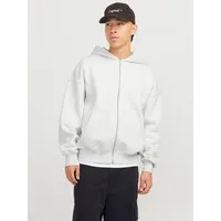 JACK & JONES Urban Edge Reißverschlusspullover White Melange M