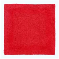 Homescapes Duschvorleger Rot 50 x 50 cm