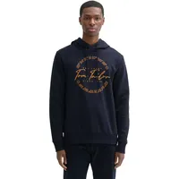Tom Tailor Hoodie Kapuzensweatshirt Hoodie (1-tlg) blau XXL