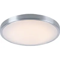 ESTO Deckenleuchte Deckenlampe Wohnzimmerlampe Aluminium rund Beleuchtung weiß, Kunststoff