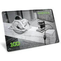 Festool 100 Jahre Blechschild Retro Maschinen MES-FT1 100Y