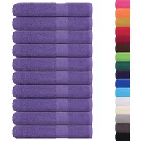 VidaXL Saunatücher 10 Stk. Lila 80x200 cm 360 g/m2