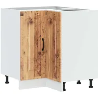 VidaXL Küchen-Eckunterschrank Kalmar Altholz-Optik Holzwerkstoff