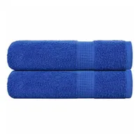 VidaXL Duschtücher 2 Stk. Blau 70x140 cm 360 g/m2