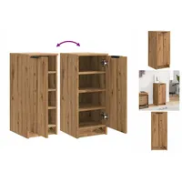 VidaXL Schuhschrank Artisan-Eiche 29,5x35x70 cm Holzwerkstoff