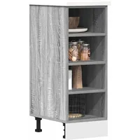 VidaXL Unterschrank Riga Grau Sonoma 30x44,5x81,5 cm Holzwerkstoff