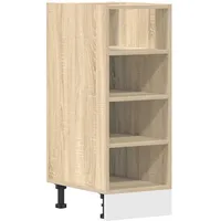 VidaXL Unterschrank Riga Sonoma-Eiche 30x44,5x81,5 cm Holzwerkstoff