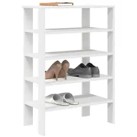 VidaXL Schuhregal Weiß 61x32x87,5 cm Holzwerkstoff