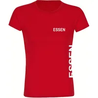 Multifanshop Damen T-Shirt - Essen - Brust & Seite