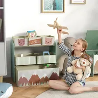 Zonekiz Kinderregal mit 6 Boxen 63 x 30 x