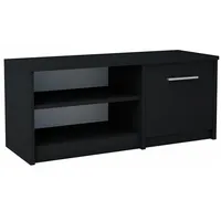 Matkam Möbel Fernsehkommode, Schwarz, 98x42x35 cm, Wohnzimmer, Wohnwände, Lowboards,