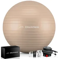 EliteAthlete EliteAthlete® Gymnastikball Sitzball - 75cm beige