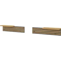 Musterring Aufsatzpaneel MUSTERRING "Isabelle", braun (bianco, eiche, nachbildung), B:90cm