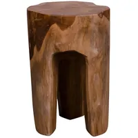VCM ebuy24 Hocker Rain Braun, 1-Sitzer, 26x40x26 cm, Esszimmer,