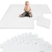 LittleTom 18 Teile Spielmatte Baby Puzzlematte - 30x30 Krabbelmatte