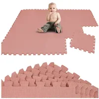 LittleTom 18 Teile Spielmatte Baby Puzzlematte - 30x30 Krabbelmatte