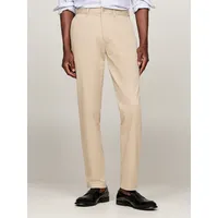 Tommy Hilfiger Herren Chino Hose Harlem Tapered Fit, Beige