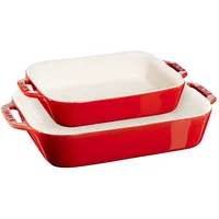 Staub OVENSCHALEN SET 2 (20X14 + 20X27) KERS CERAMIC
