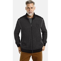 Jan Vanderstorm Strickjacke HALSTEN in schwarz | Gr.: 6XL