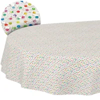 ANRO Stoff Tischdecke Tischwäsche Textil Tischtuch Baumwolle Polyester Gewebe