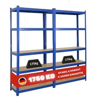 Proregal Mega Deal 2x Kellerregal Gorilla HxBxT 180x90x40cm |