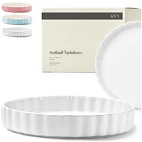 KIVY Tarte & Quicheform Keramik 28cm - Antihaftbeschichtete Tarteform