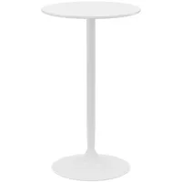 Homcom Bartisch Weiß, Kunststoff, 60x102x60 cm Esszimmer, Barmöbel, Bartische